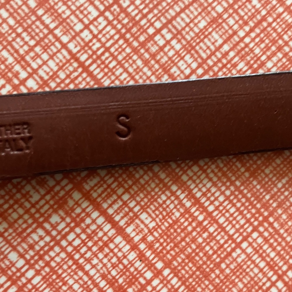Vintage 90s Calvin Klein Black Leather Belt size small - Picture 6 of 12